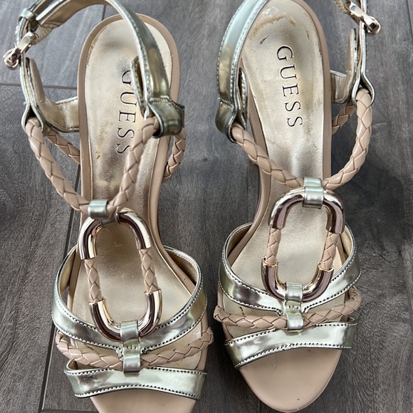 Guess nude gold heels - Picture 9 of 14